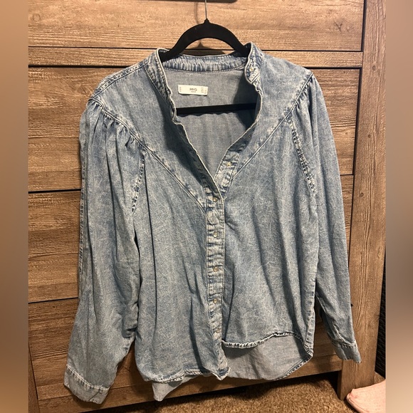 Denim button up shirt. - Picture 1 of 1